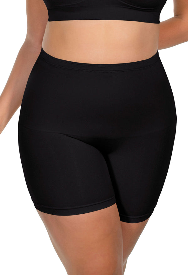 Targeted Tummy Control Stay-Up Shorts | Silicone Band - 2 Pack
