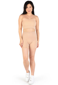 Targeted Tummy Control Stay-Up Shorts | Silicone Band - 2 Pack