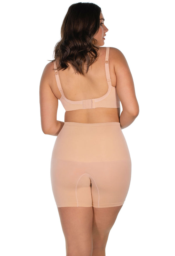 Targeted Tummy Control Stay-Up Shorts | Silicone Band - 2 Pack