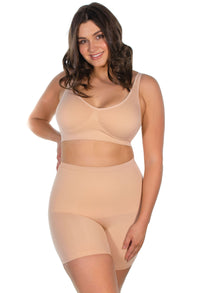 Targeted Tummy Control Stay-Up Shorts | Silicone Band - 2 Pack