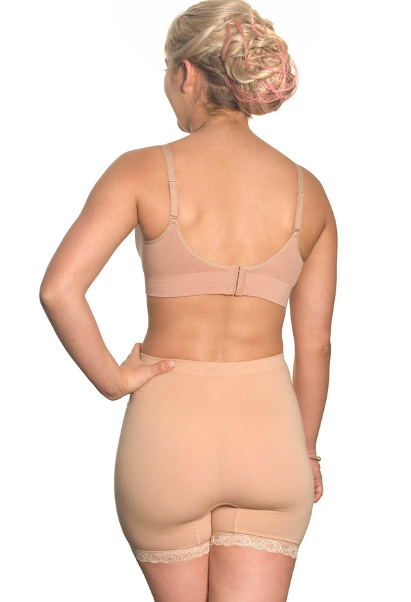 Post Surgery Comfort Shorts - 3 Pack | Seamless Cotton Blend
