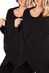 Maternity & Nursing Bamboo Soft Drape Top - 2 Pack