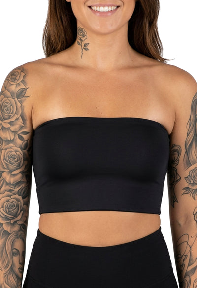 High compression chest binder designed for a smooth, flat chest appearance and everyday comfort