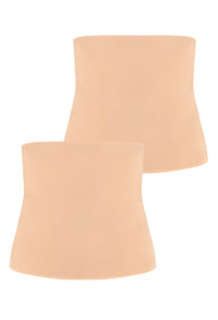 Cotton Seamless Tummy Control Belly Band - 2 Pack