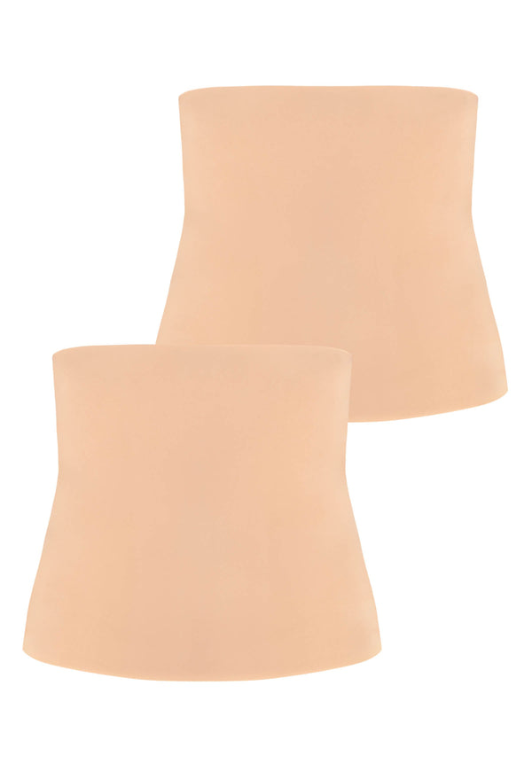 Cotton Seamless Tummy Control Belly Band - 2 Pack