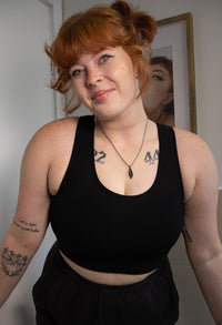 Cotton Chest Binder Crop Tank - 2 Pack