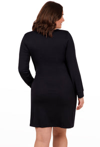 Bamboo Long Sleeve Maternity & Nursing Dress