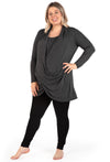 Maternity & Nursing Bamboo Soft Drape Top - 2 Pack