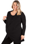 Maternity & Nursing Bamboo Soft Drape Top - 2 Pack
