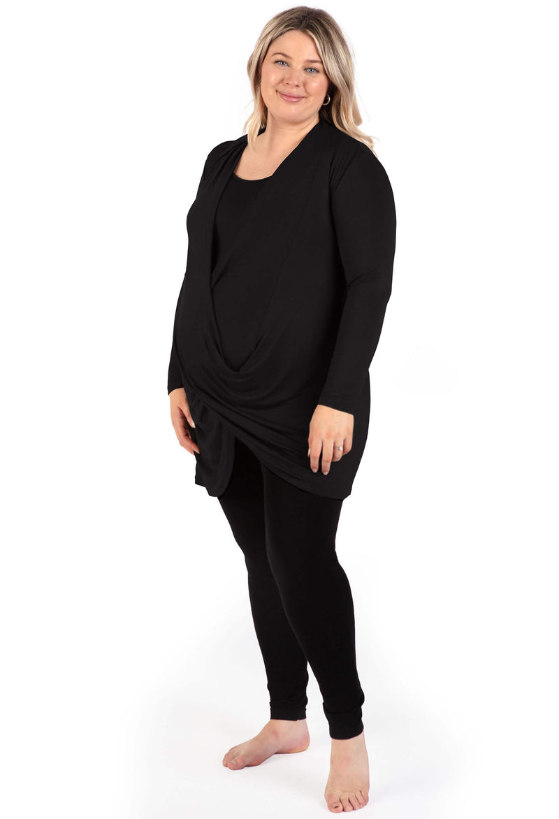 Maternity & Nursing Bamboo Soft Drape Top - 2 Pack