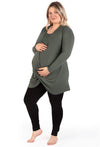 Maternity & Nursing Bamboo Soft Drape Top - 2 Pack