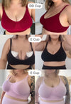 バンブー ノンワイヤー 授乳ブラ ＋ ハイカットショーツ セット - ブラック