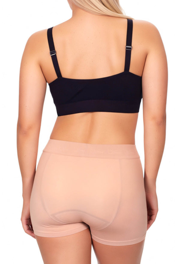 Invisible Period High Waist Midi Shorts