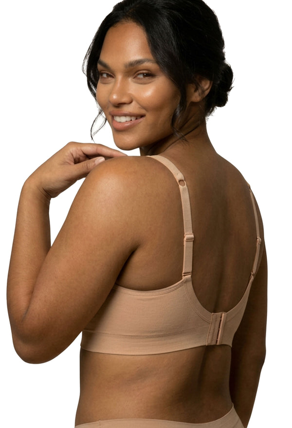 Lace Minimiser Wire Free Bra - Fancy 3 Pack
