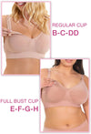 Bamboo Nursing Bra + High Cut Undies White Set